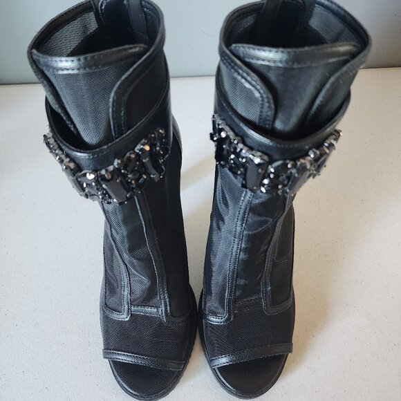 Karl Lagerfeld Mesh Bootie "NEW" - Picture 16 of 16